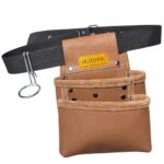 Functional Two-Compartment Multipurpose Leather Tool Apron – İkizderi