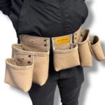 Five-Compartment Genuine Leather Master Apron – İkizderi