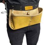 Two-Compartment Leather Nail Apron – İkizderi