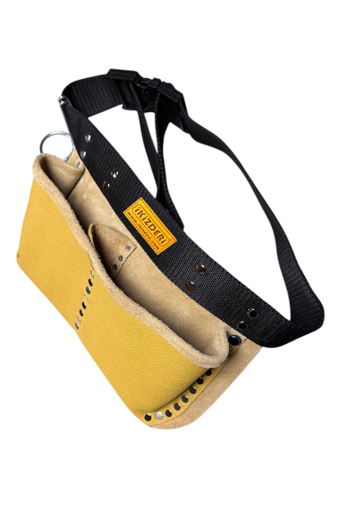 Two-Pocket Palaska-Belt Leather Nail Apron – İkizderi