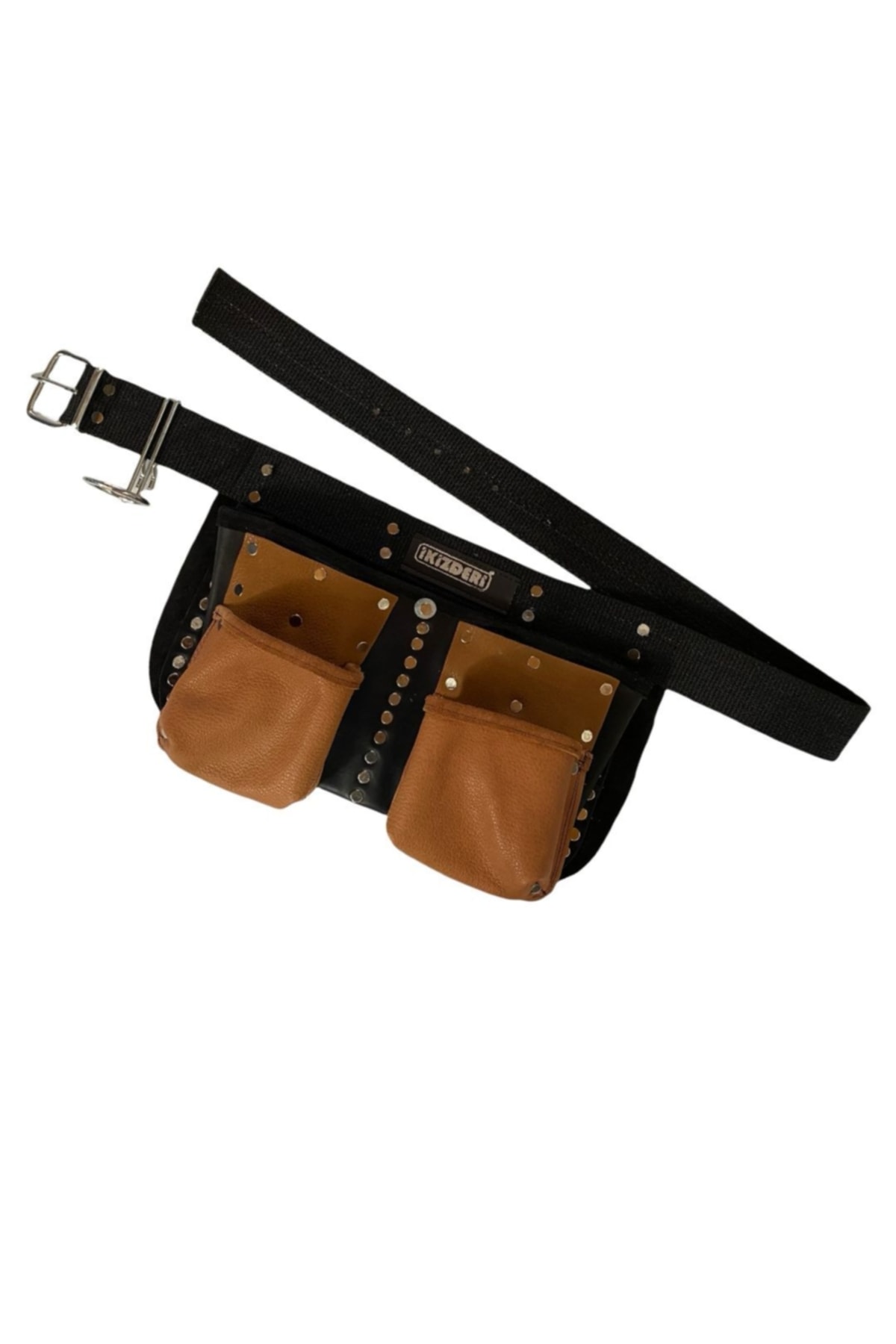Four-Pocket Palaska-Belt Genuine Leather Nail Apron – İkizderi