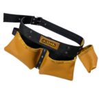 Palaska-Belt Three-Pocket Genuine Leather Nail Apron – İkizderi