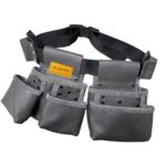Multipurpose Grey Palaska-Belt Leather Tool Apron – İkizderi