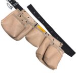 Five-Compartment Genuine Leather Master Apron side view – İkizderi