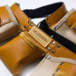 Palaska-Belt Five-Pocket Genuine Leather Nail Apron inner compartment detail – İkizderi