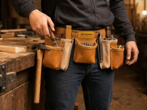 The Carpenter’s Apron Guide: Choosing the Right Leather Apron for Woodworking